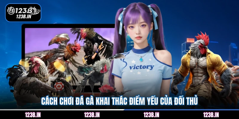 Cách chơi đá gà khai thác điểm yếu của đối thủ