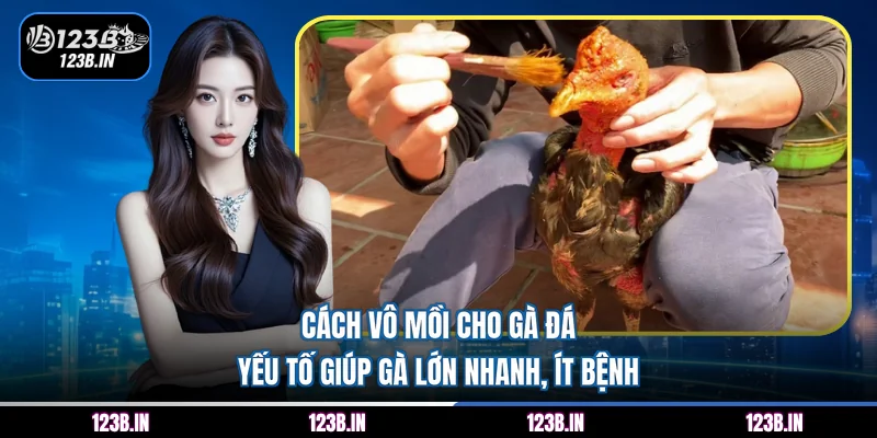 cách vô mồi cho gà đá
