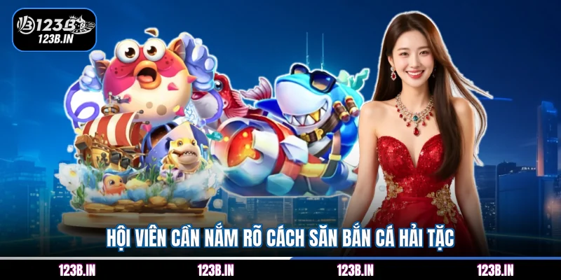 Hội viên cần nắm rõ cách săn bắn cá Hải Tặc