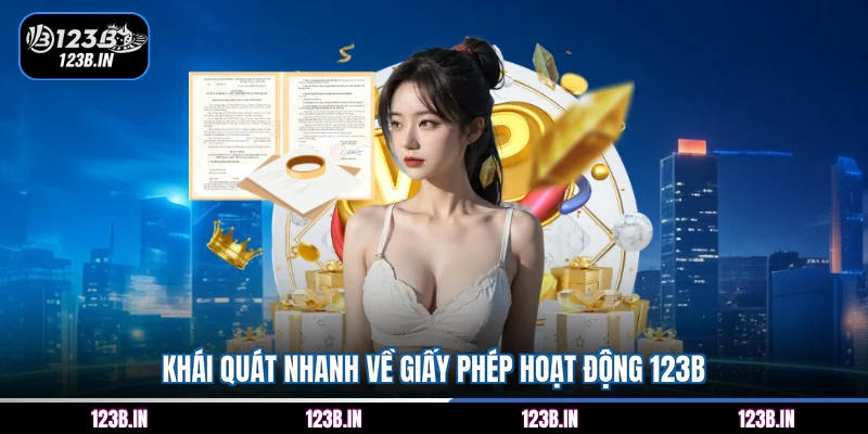 Khái quát nhanh về giấy phép hoạt động 123B