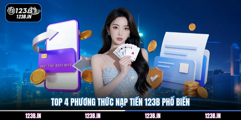 Top 4 phương thức nạp tiền 123B phổ biến